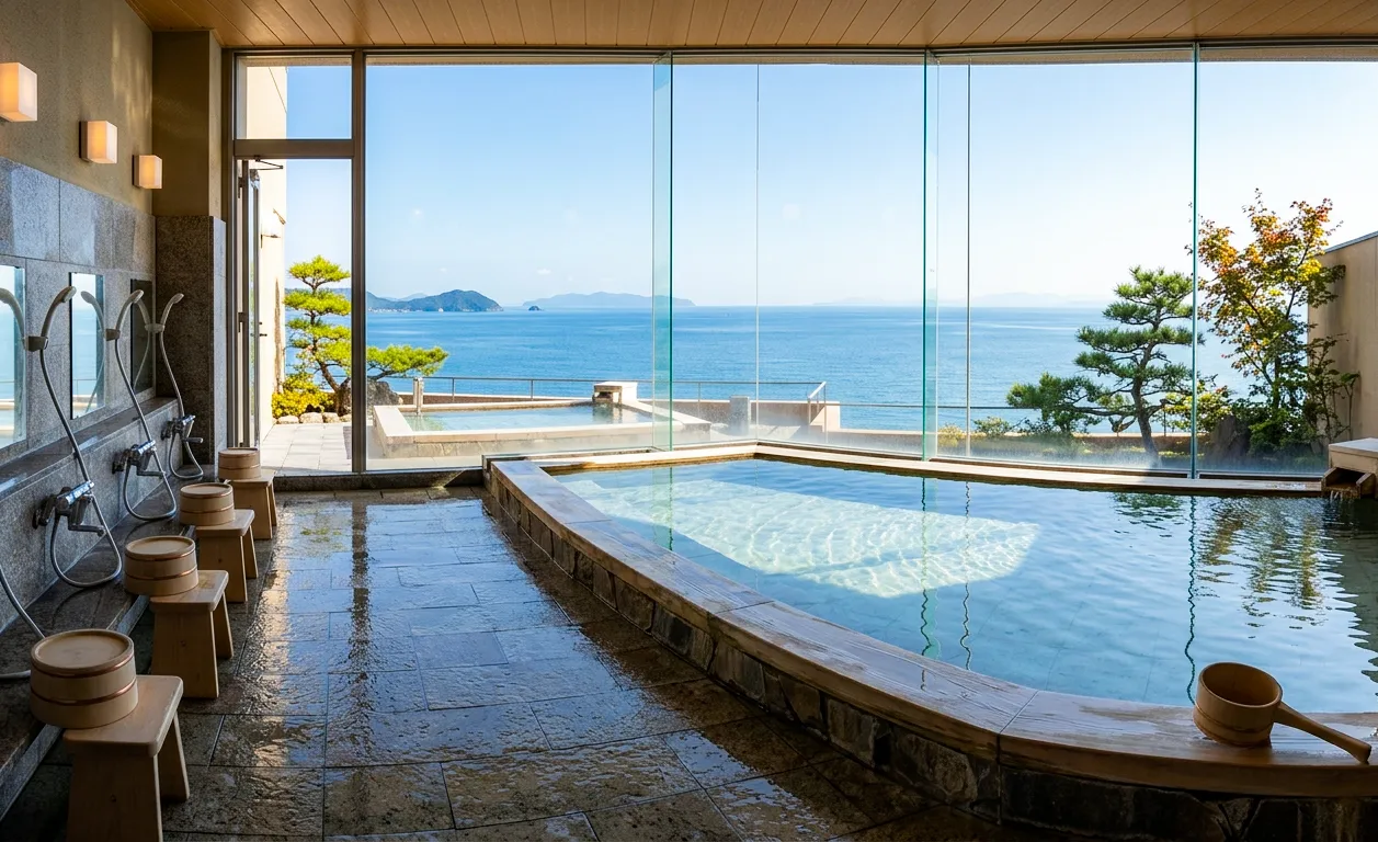 温泉の画像