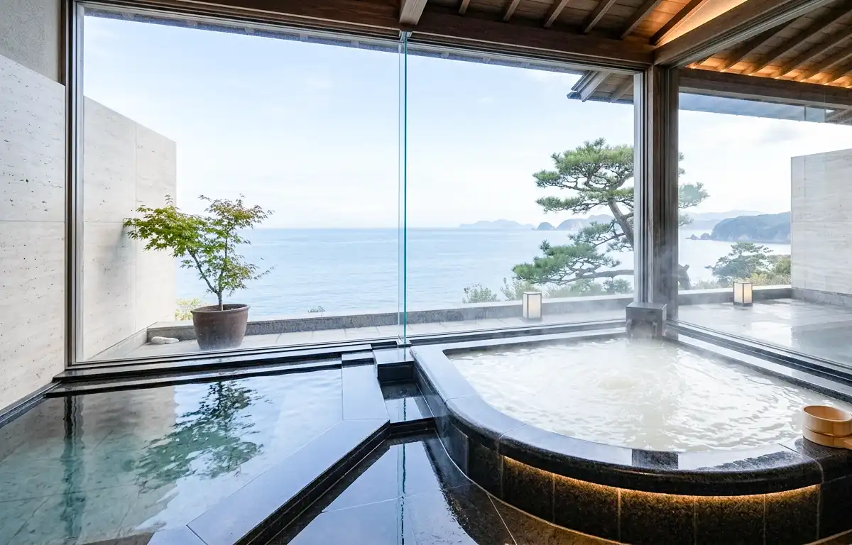 温泉の画像