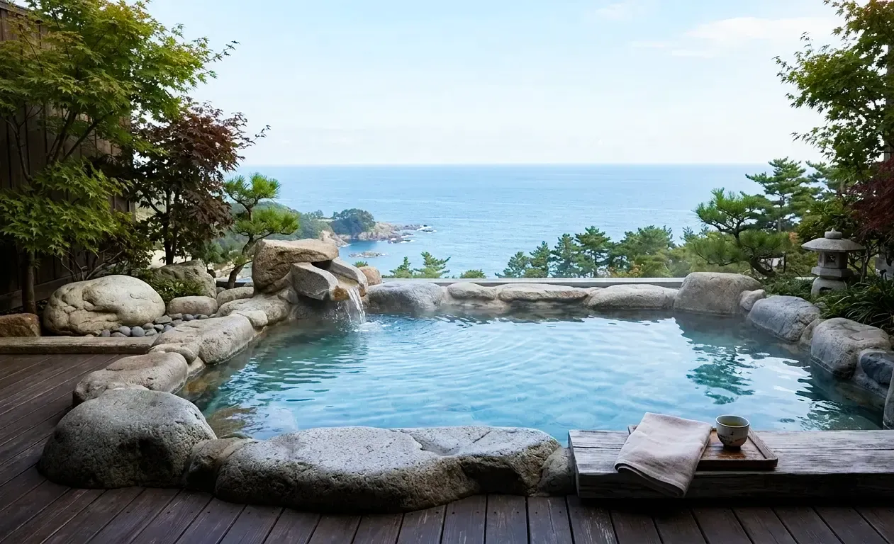 温泉の画像
